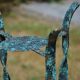 Handcrafted wrought iron chair
