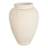 Vase argile crème mat