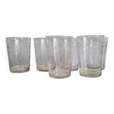 6 water tumblers