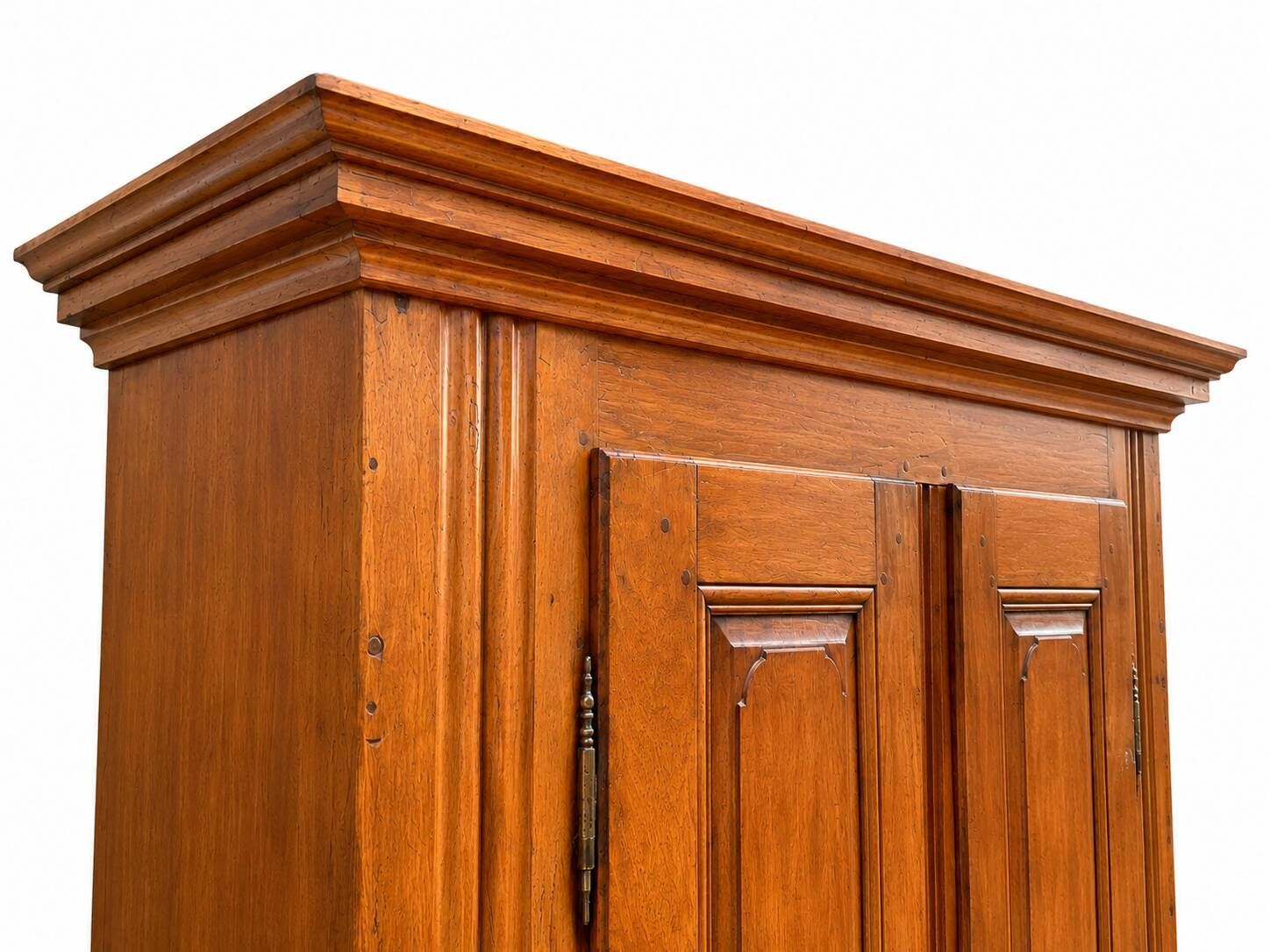 Alsatian armoire l xiv walnut 18th century french wardrobe