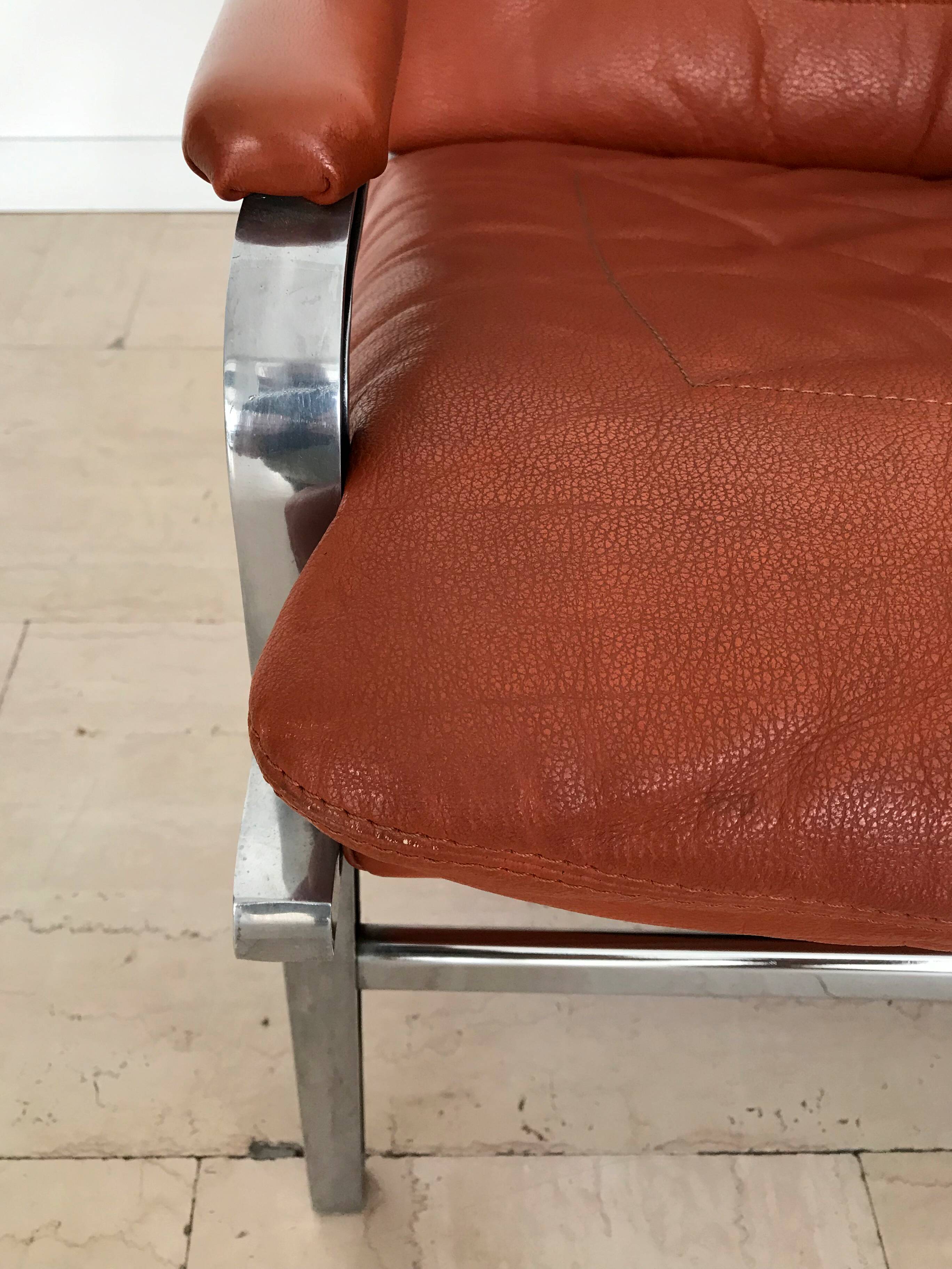 Andre Vandenbeuck for Strassle International armchairs model Aluline, Switzerland 1960s