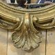 Oval mirror of the nineteenth in the Louis XV style