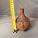 Soliflore vase Pre-Columbian vase Colombia Calima terracotta anthropomorphic