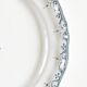 Moustiers earthenware plate with flowers