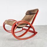 Sgarsul Rocking Chair by Gae Aulenti for Poltronova, 1960s