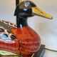 Duck lamp in porcelain Manifattura Porcellane Artistiche Firenze