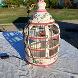 19th century bird cage in Lunéville earthenware
