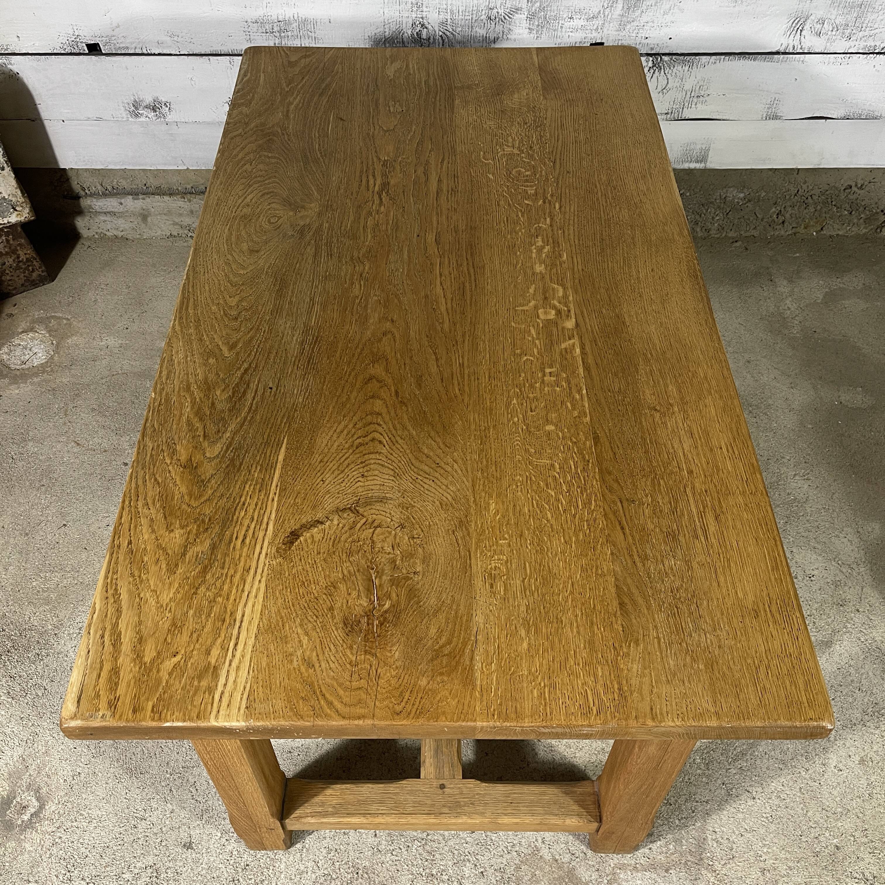Oak farmhouse table