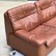 DS-66 Sofa in brown leather – 3-seater – Swiss vintage design