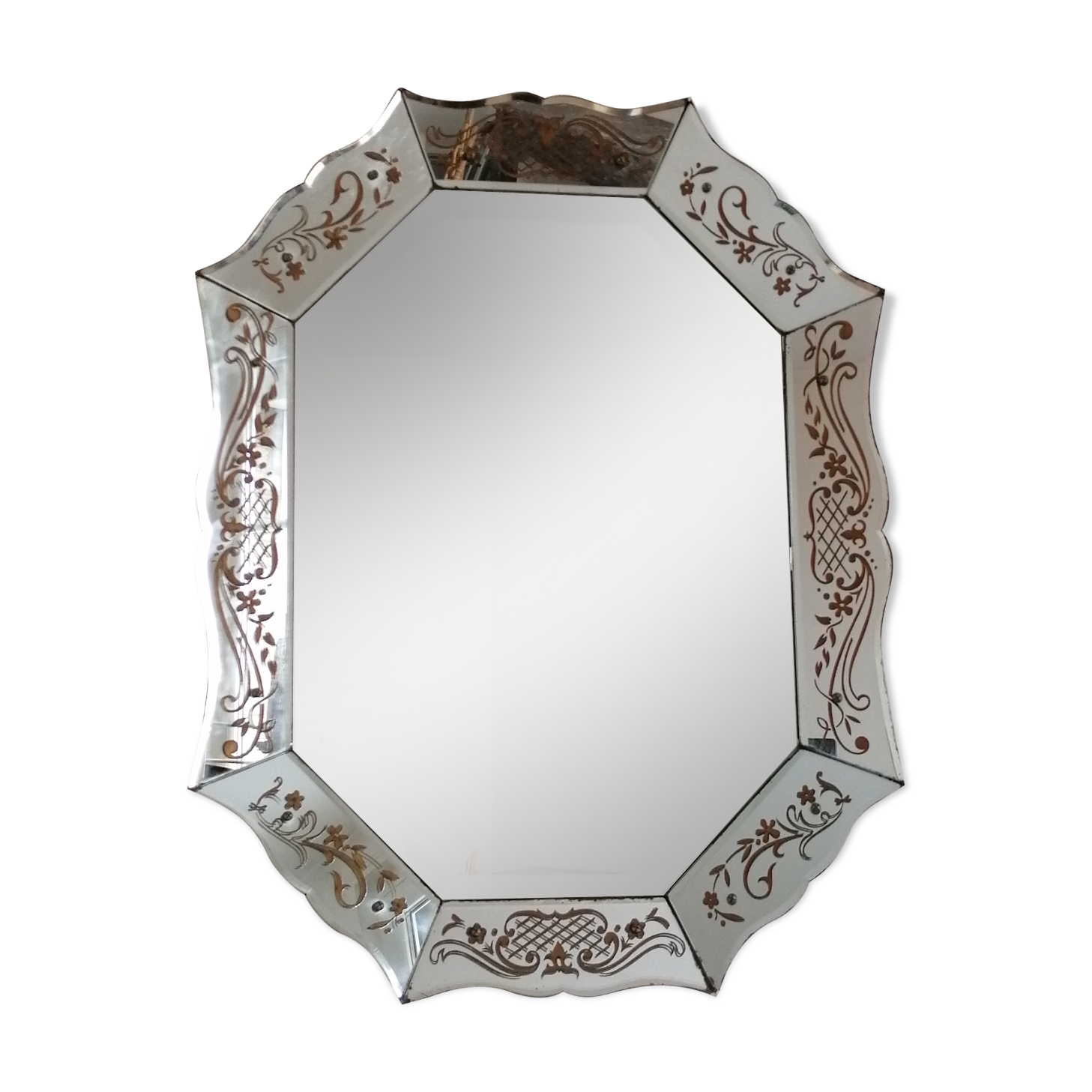 Mirror Venetian spirit 40s - 86x66cm