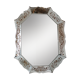 Miroir esprit vénitien années 40 - 86x66cm