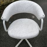 Vintage barber chair set