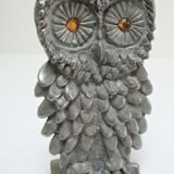 Sculptural paper press nice cast aluminum design 70s