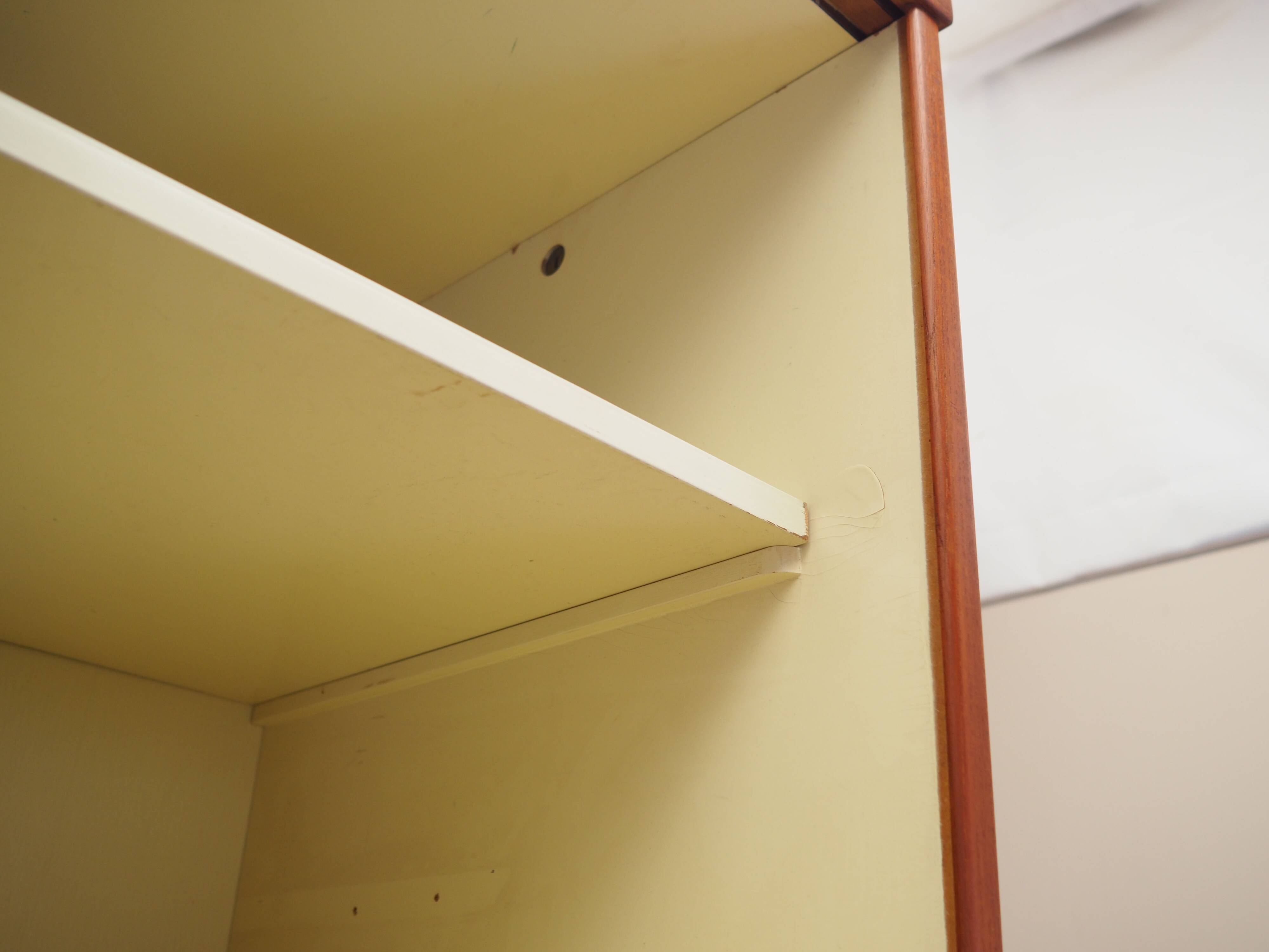 Teak wardrobe, Danish design, 1970s, produced in Denmark