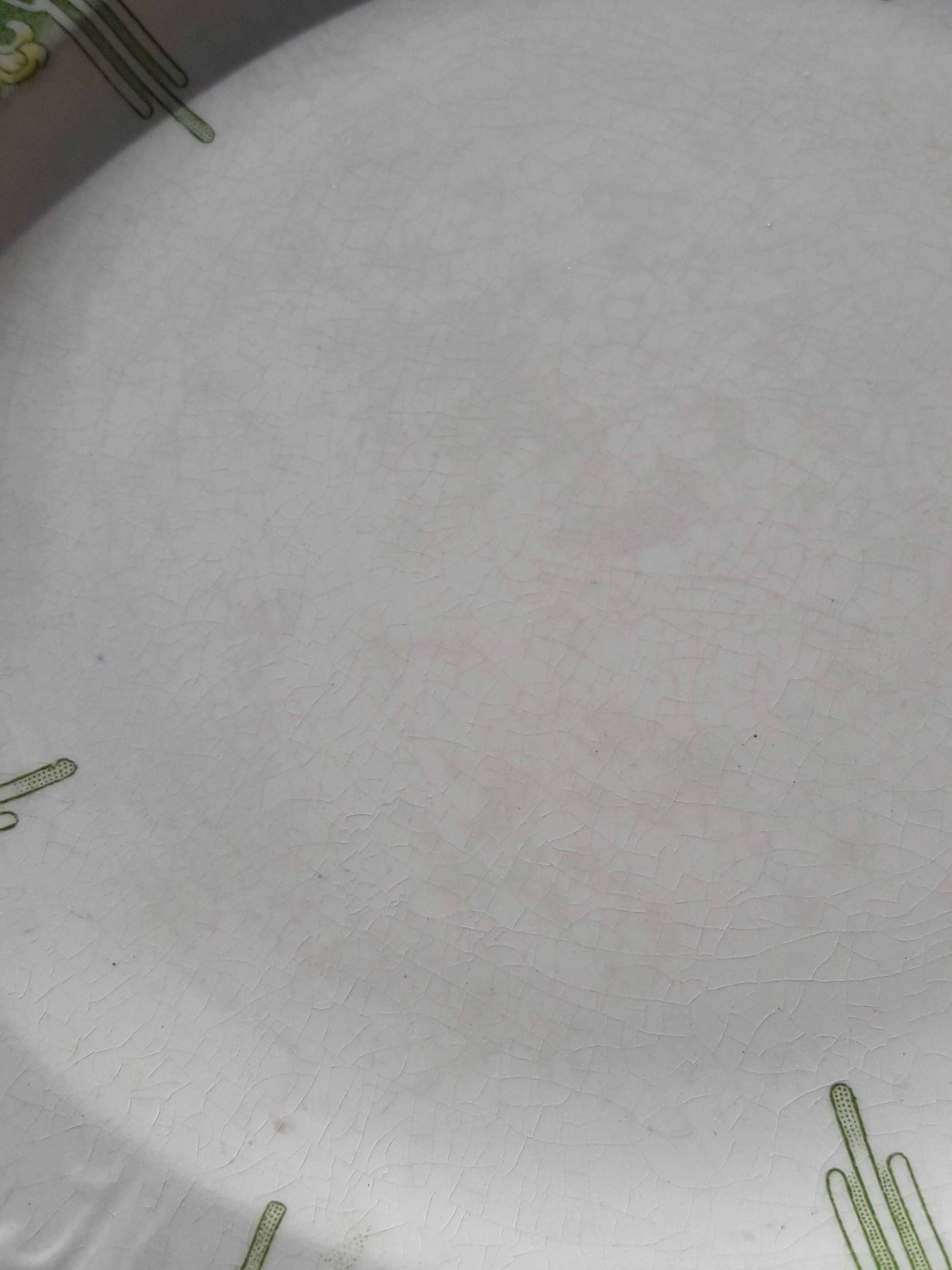 2 dessert plates in Sarreguemines U&C