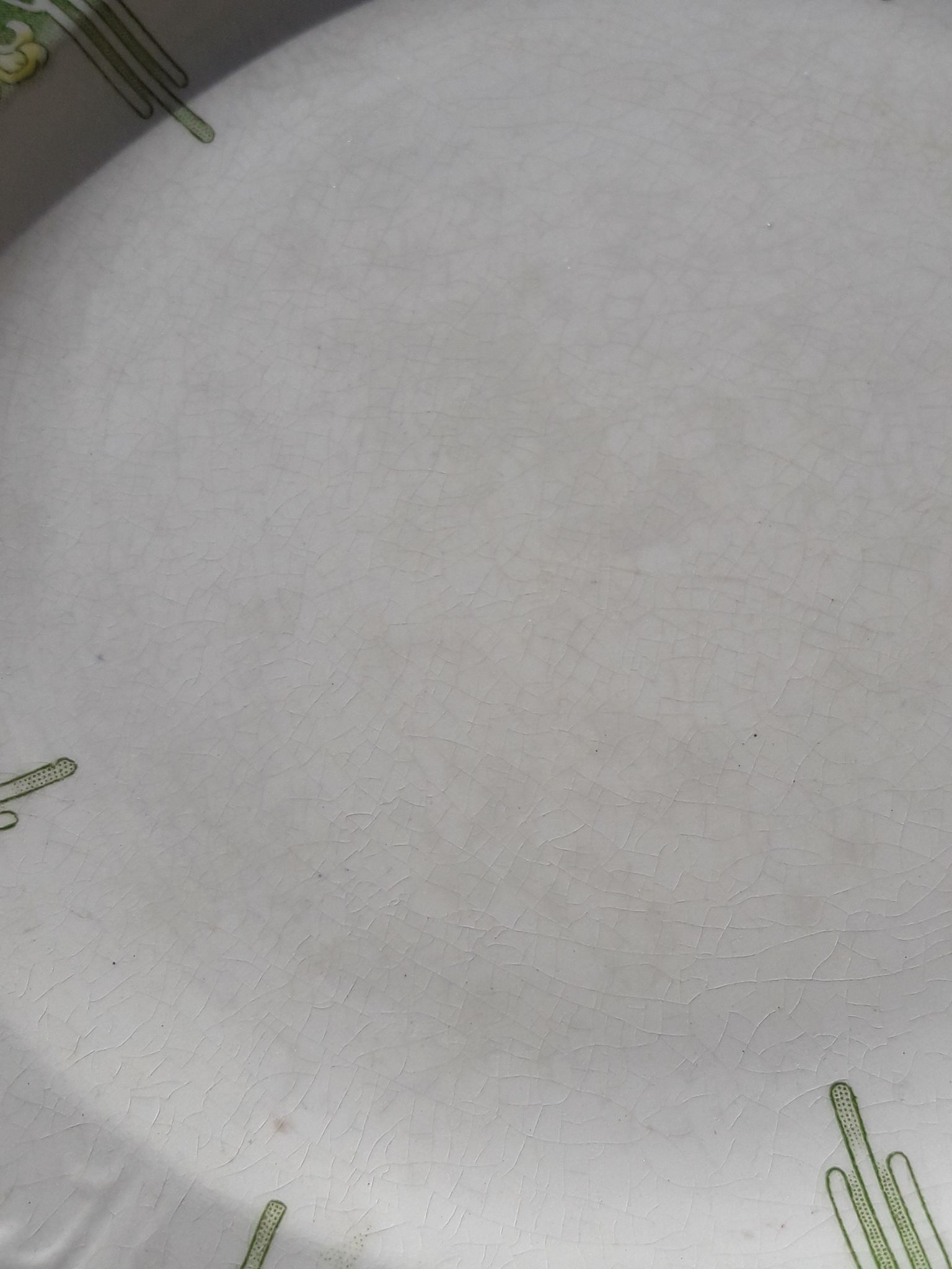 2 dessert plates in Sarreguemines U&C
