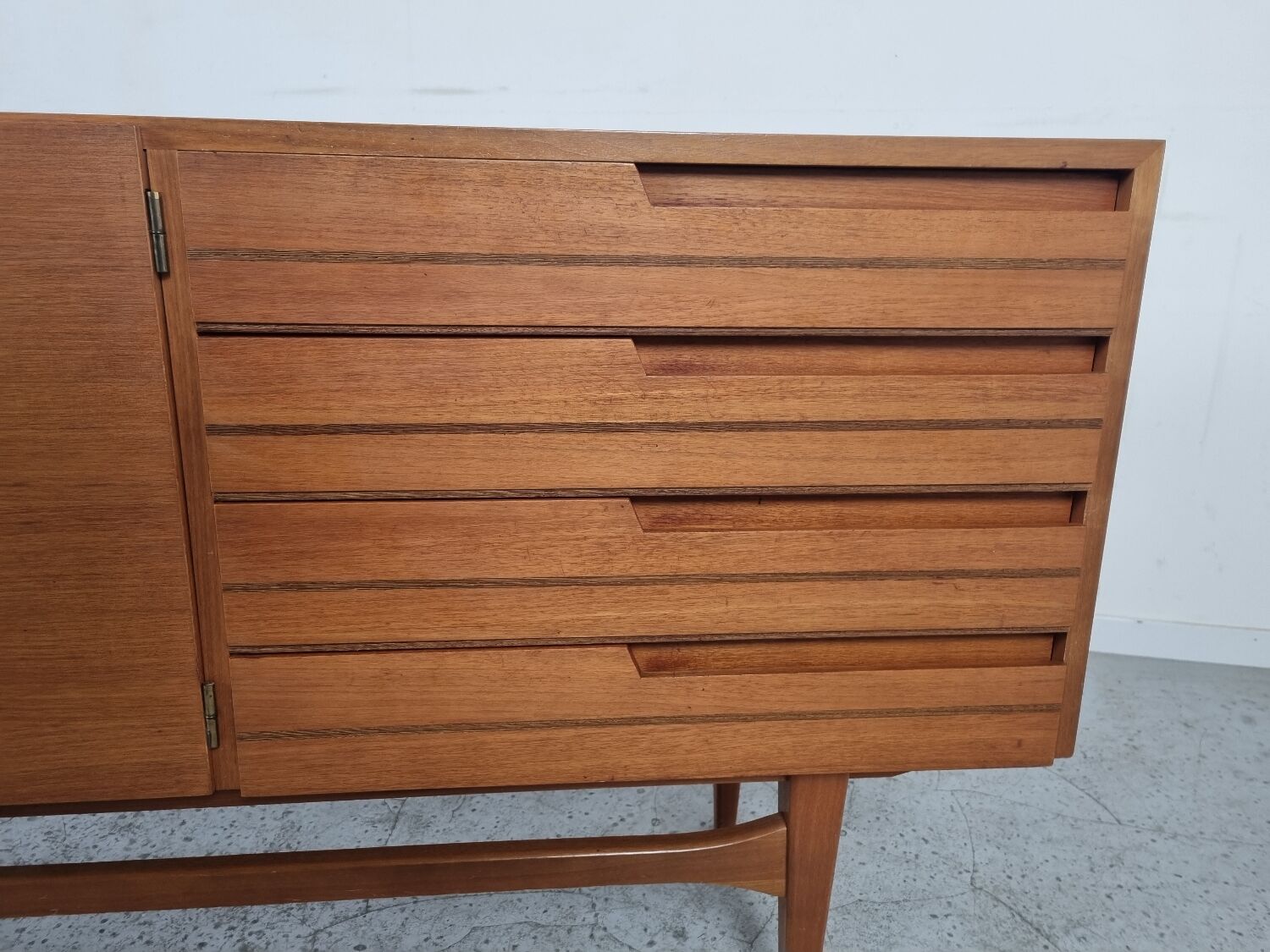 Scandinavian walnut sideboard, 60s