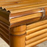 Pair of Bamboo Bedside Tables - Circa 1970