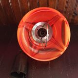 Vintage orange suspension lamp