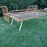 Rattan bed 1960