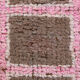 Tapis herki runner rose et marron 3x10, 307x88cm