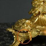 Bronze Candelabra, after J-A. Meissonnier, Rococo style, Napoleonic era