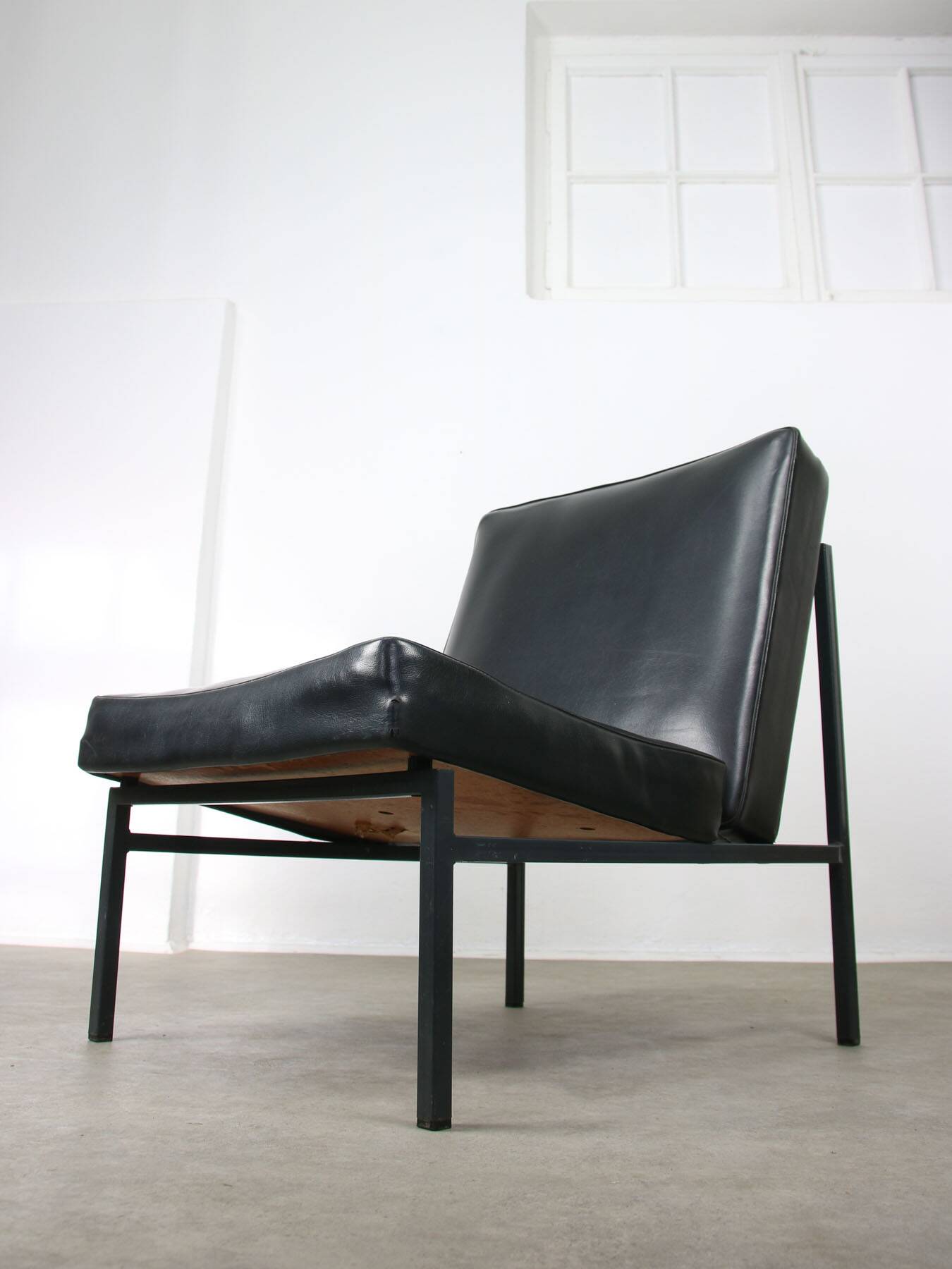 Fauteuil lounge vintage noir de Stol Kamnik, 1960s