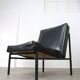 Fauteuil lounge vintage noir de Stol Kamnik, 1960s