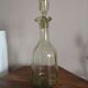 Carafe à alcool en verre soufflé bouche XIXème siècle