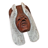 Hanging mask Carved wood