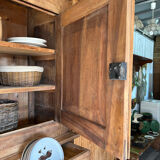 Raw solid walnut buffet