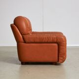 Fauteuil en cuir années 1970