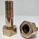 Box case solid brass shape nut bolt design 70s