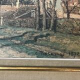 Painting landscape reproduction by Pissarro