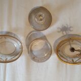 Saint Louis crystal toiletry set