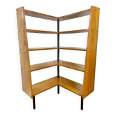 Bibliothèque d'angle années 50