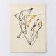 Lithograph jan voss 1976 / abstract surrealist modernist vintage