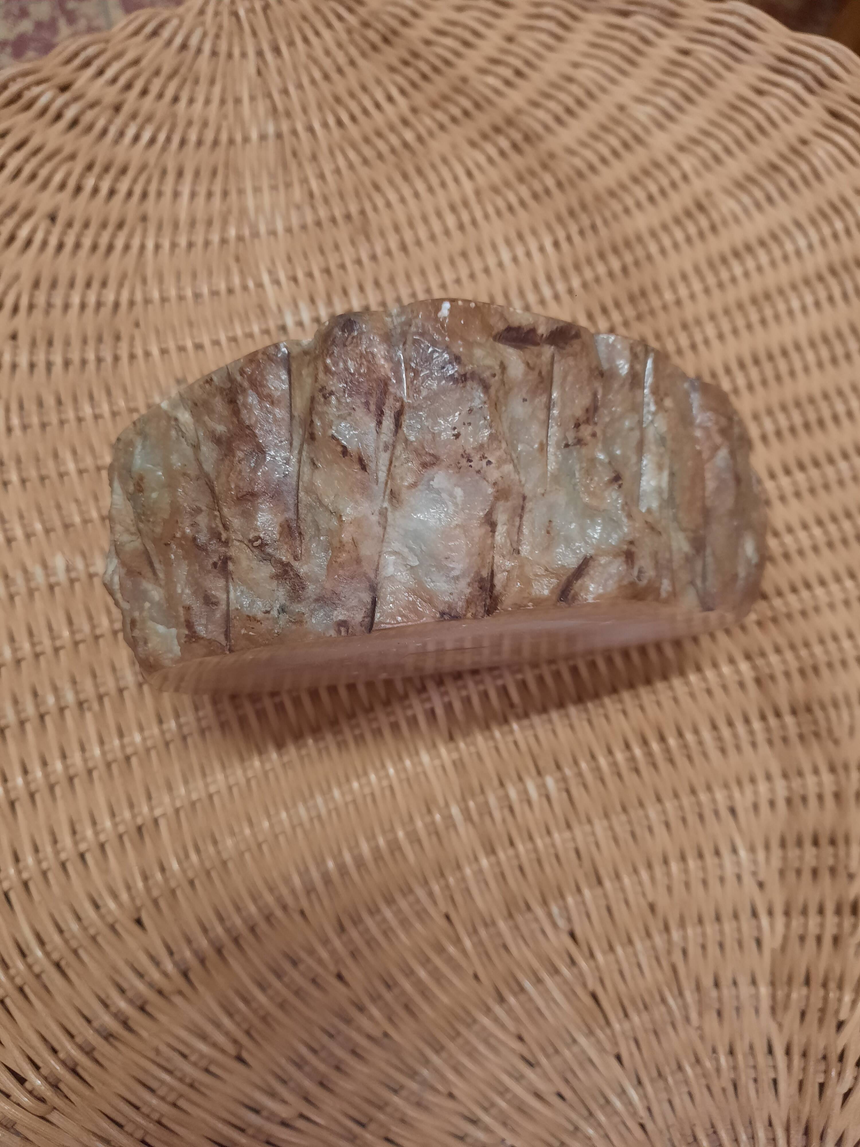 Cendrier en albâtre vintage