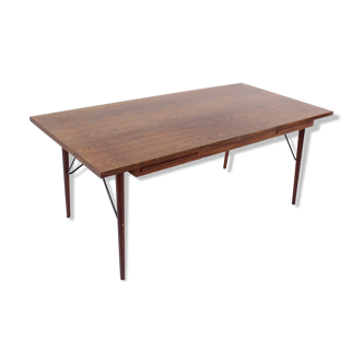 Bureau table de travail scandinave minimaliste en palissandre Nippu