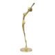 Hollywood Regency Brass Ballerina Figurine Sculpture 30cm