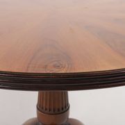 Italian round dining table in veneer, 1930s