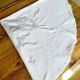 Round embroidered cotton tablecloth