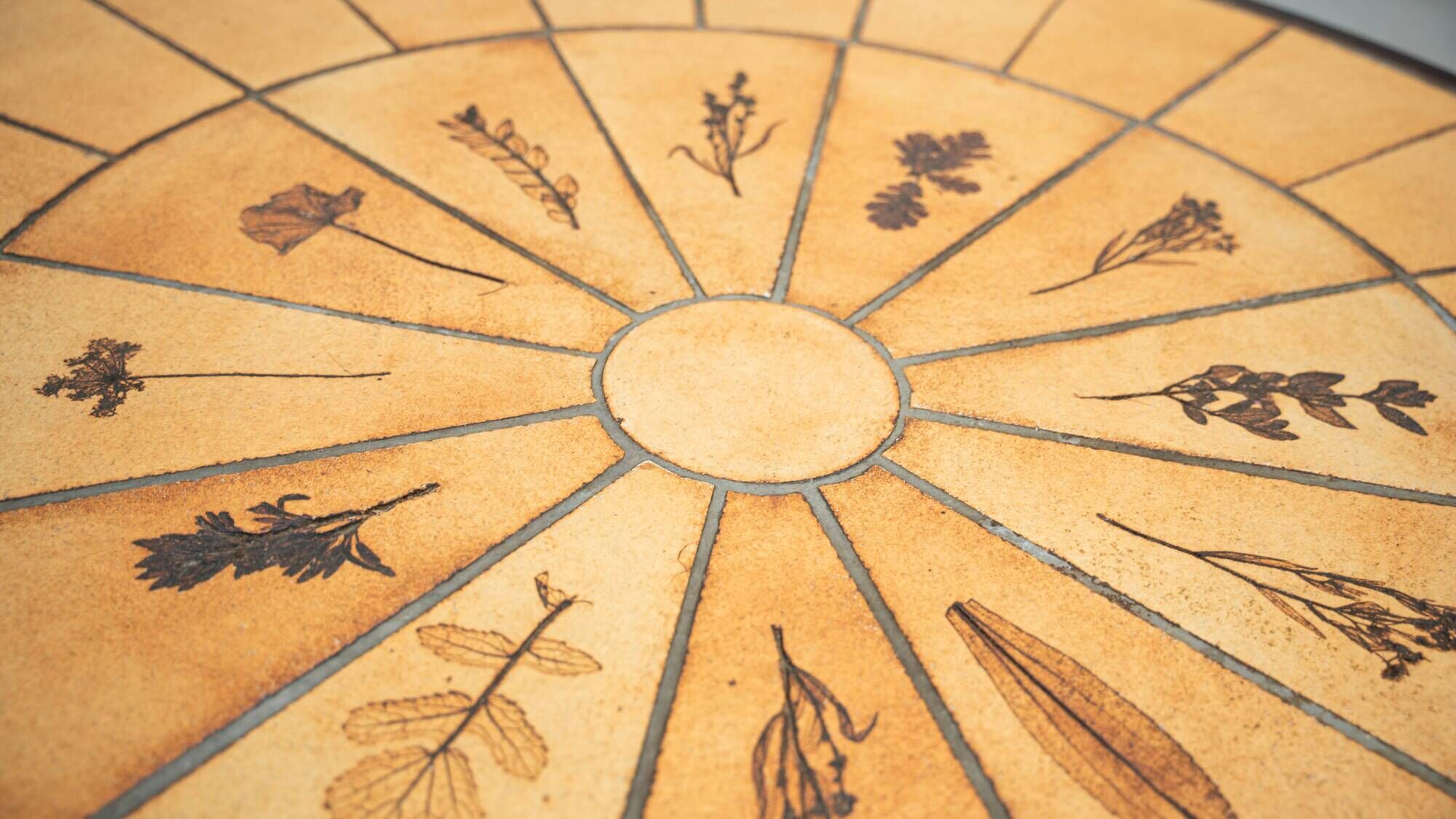 Rare Roger Capron dining table