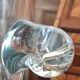 Old hand-cut crystal champagne bucket