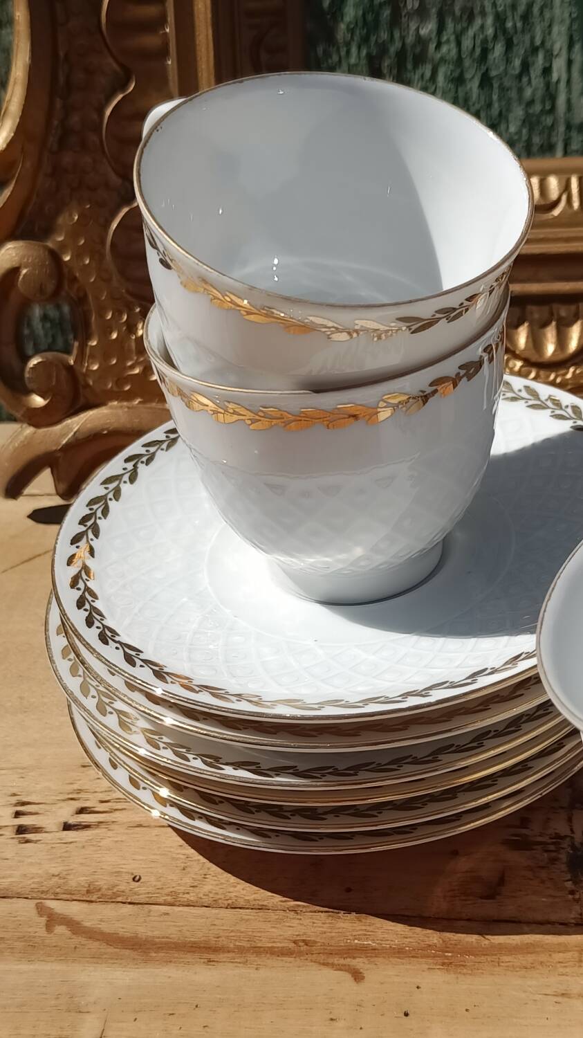 Vintage coffee service in porcelain Seltmann Weiden Bavaria –