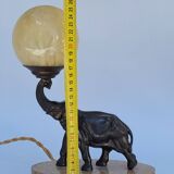 Old art deco elephant night light bedside lamp