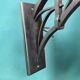 Black Art Nouveau wall lamp