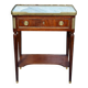 Small console in mahogany and gilded bronze, Louis XVI style. 19th century period.