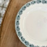 Compotier - footed plate in ironstone model Iberia from Saint Amand