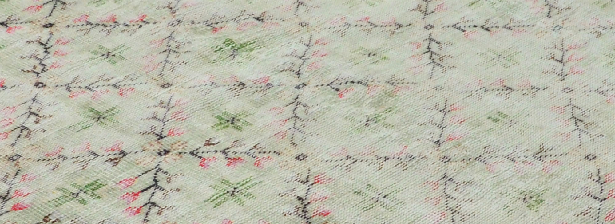 Anatolian handmade vintage rug 243 cm x 154 cm